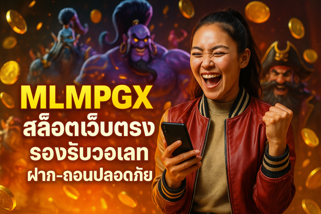 MLMPGX สล็อตเว็บตรง รองรับวอเลท ฝาก-ถอนปลอดภัย
