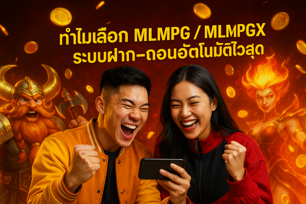 ทำไมเลือก MLMPG / MLMPGX ระบบฝาก-ถอนอัตโนมัติไวสุด
